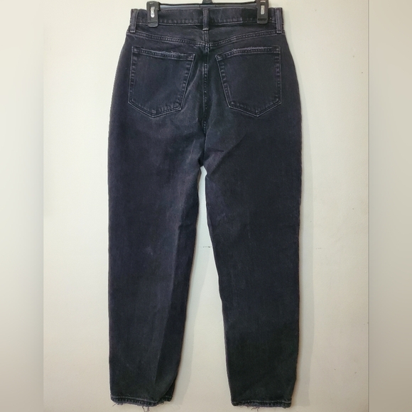 Womens Abercrombie & Fitch Curve Love The Dad Highrise Jeans Size 10 Short - Picture 7 of 12